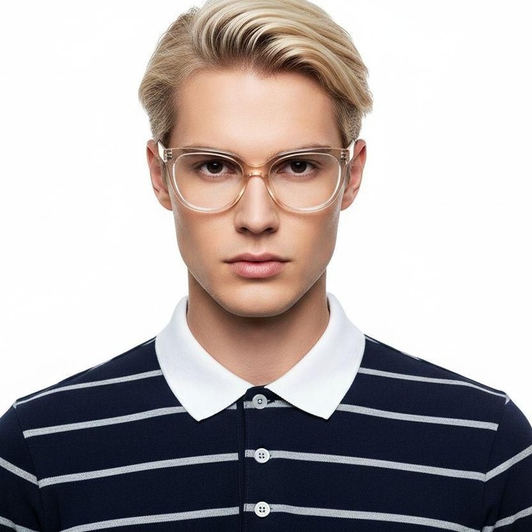 Gafas de acetato color naranja mariposa #BS2425-0685