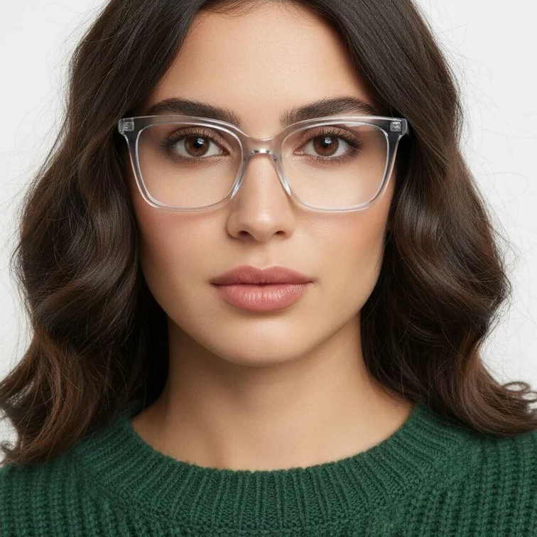 Verres en acétate transparent papillon #BS2425-0689