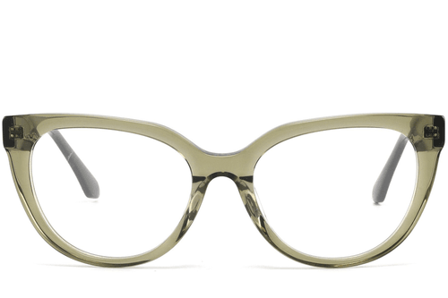 Lunettes en acétate vert papillon #BS2425-0690
