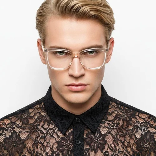 Lunettes papillon en acétate jaune #BS2425-0691