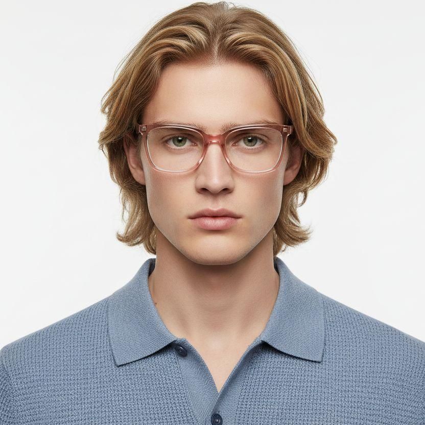 Vlinderbril van bruin acetaat #BS2425-0693