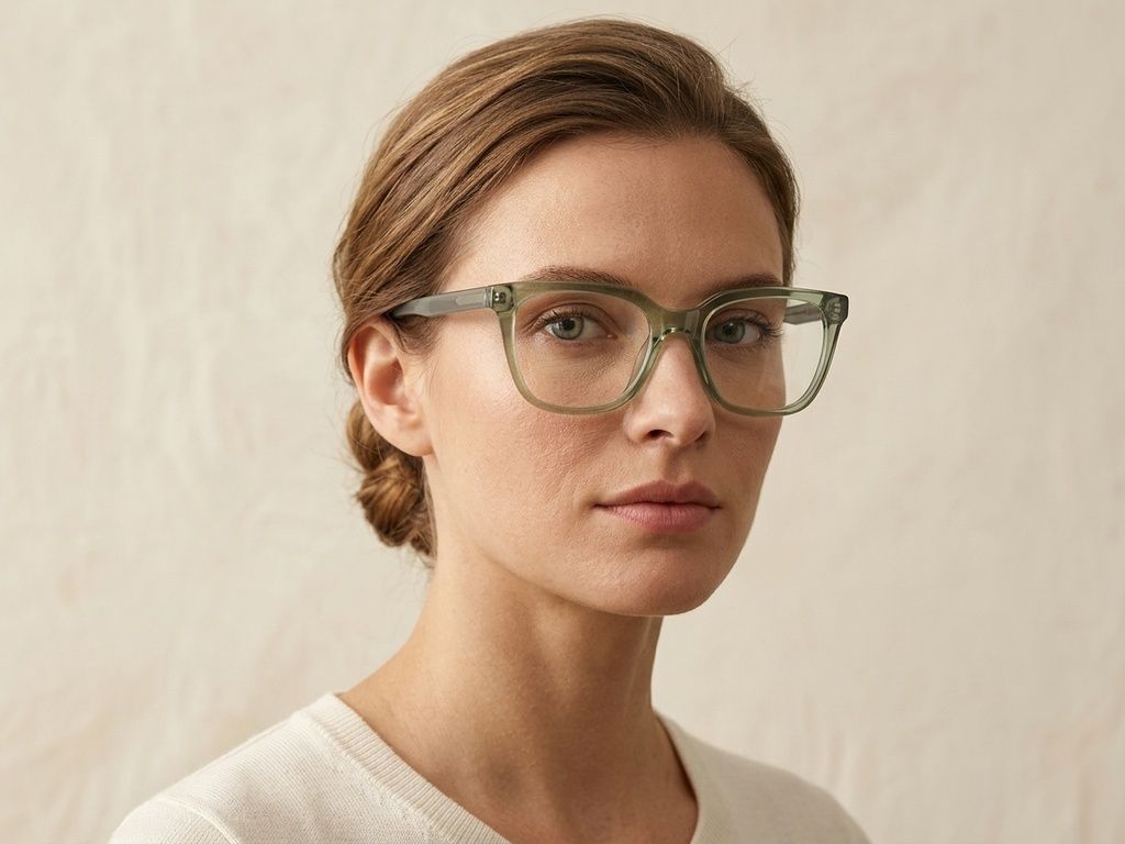 Butterfly Green Acetate Glasses #BS2425-0696