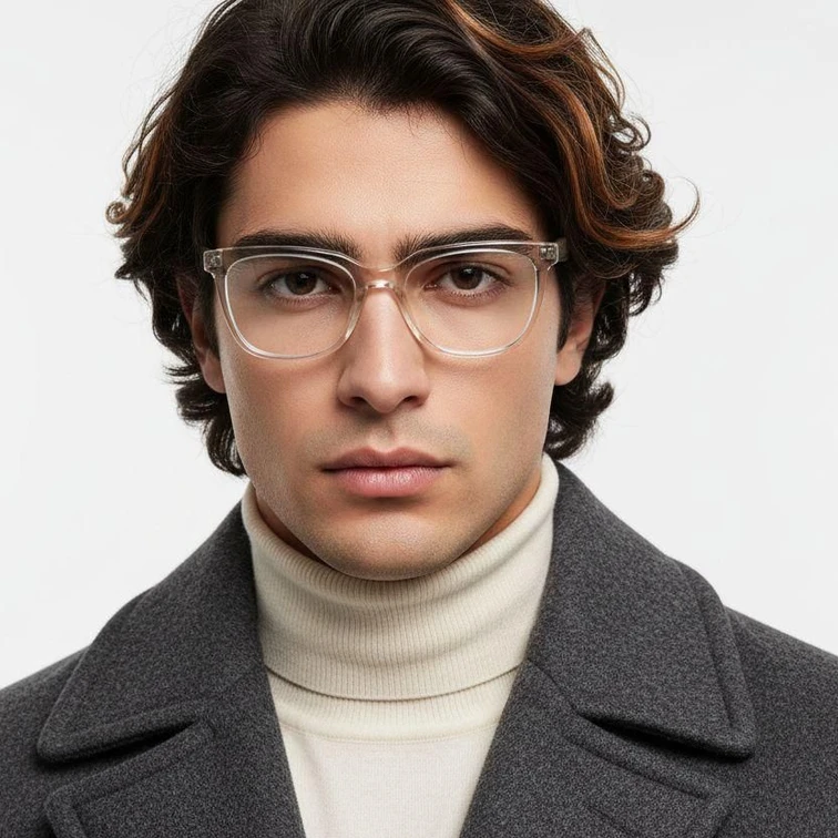 Gafas de acetato color naranja mariposa #BS2425-0697