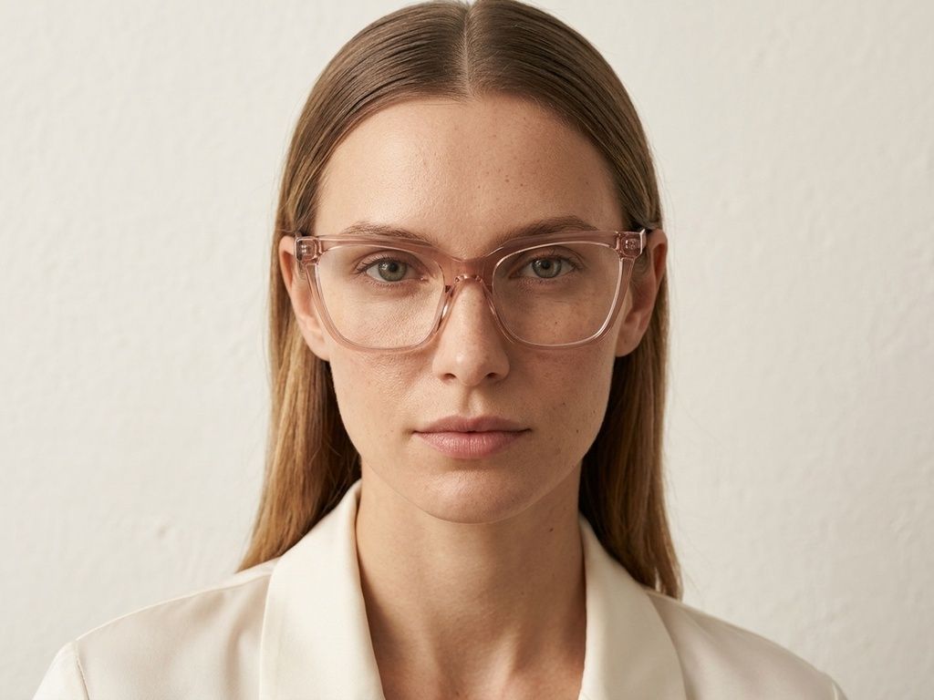 Occhiali in acetato marrone farfalla #BS2425-0699
