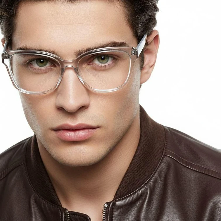 Gafas de acetato transparentes con forma de mariposa #BS2425-0701