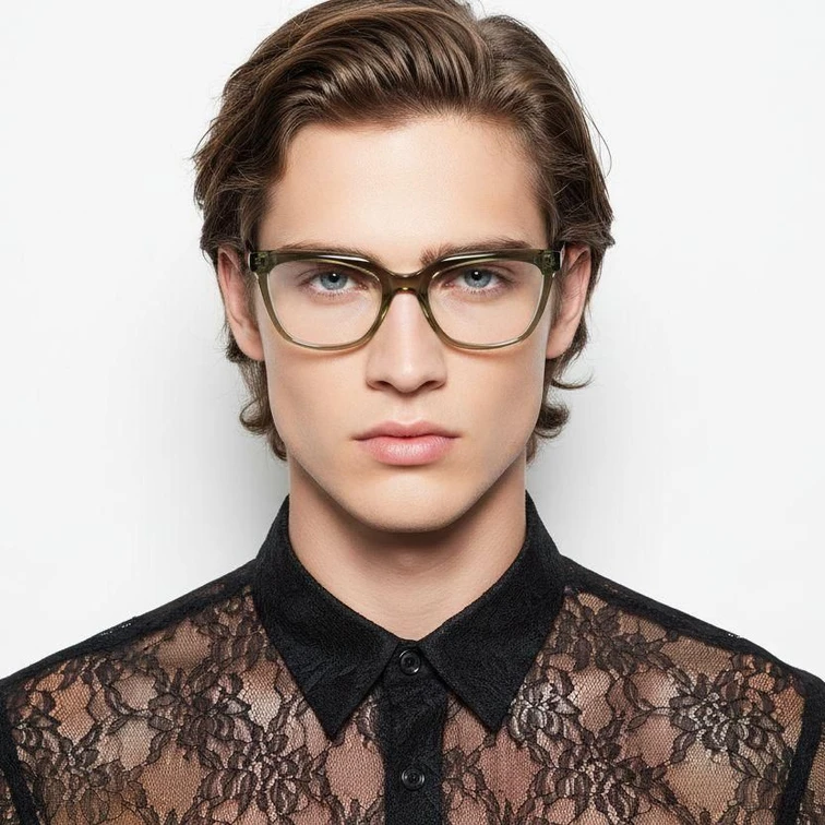 Gafas de acetato verde mariposa #BS2425-0702