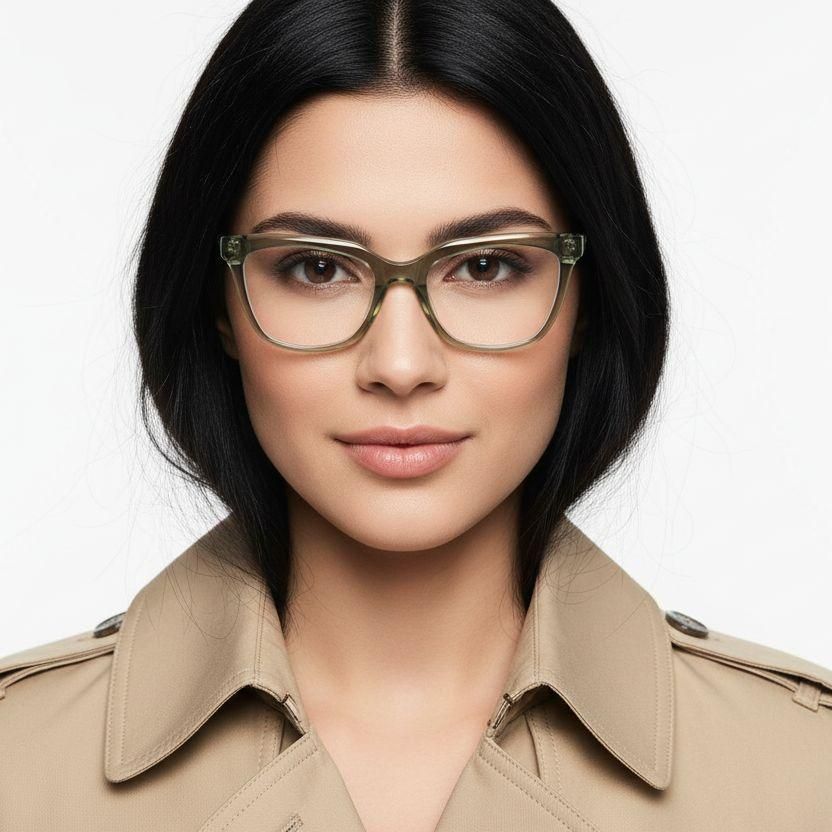 Butterfly Green Acetate Glasses #BS2425-0702