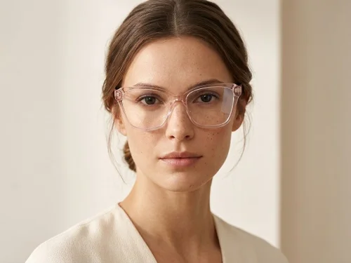 Lunettes en acétate rose papillon #BS2425-0706