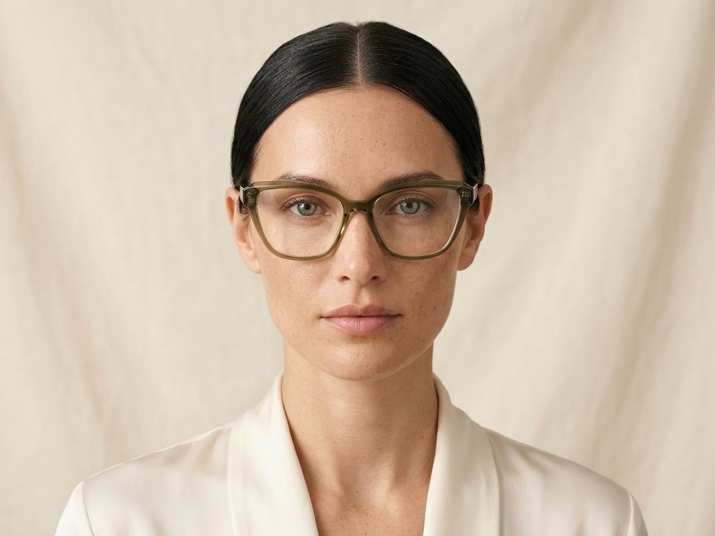 Gafas de acetato verde mariposa #BS2425-0708