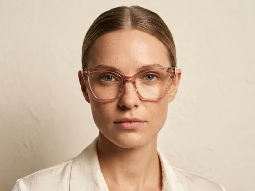 Lunettes papillon en acétate brun #BS2425-0711