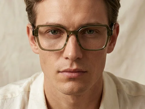 Lunettes en acétate vert papillon #BS2425-0714