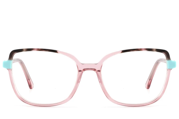 Lunettes en acétate rose papillon #BS2425-0720