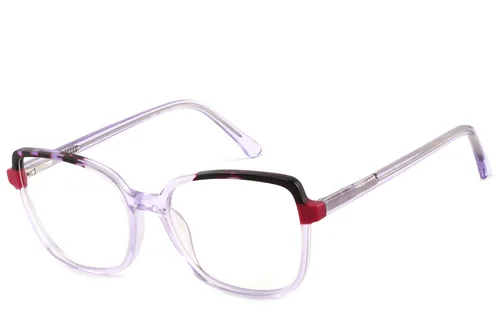 Lunettes en acétate violet papillon #BS2425-0721
