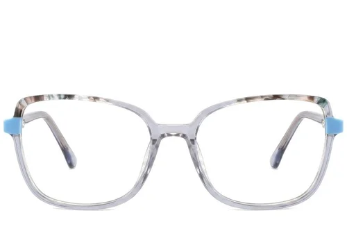 Lunettes en acétate gris papillon #BS2425-0722