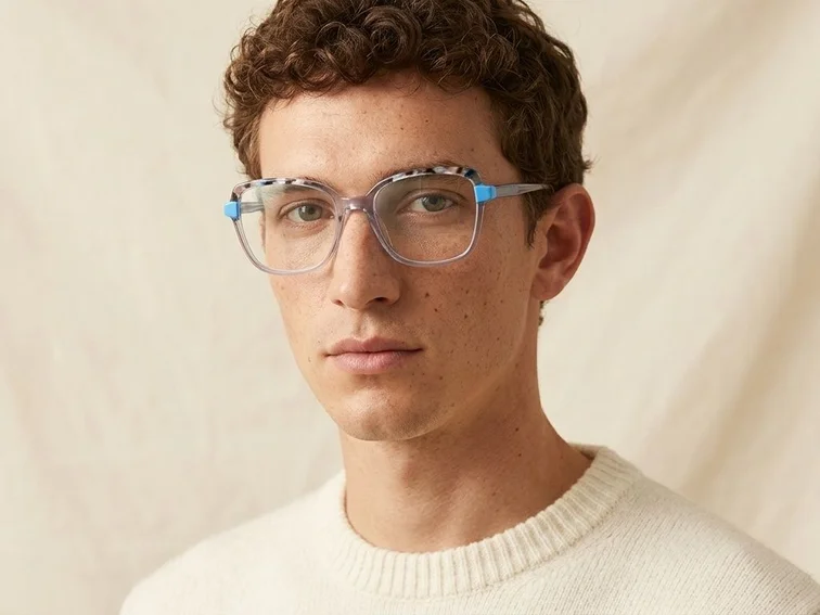Gafas de acetato gris mariposa #BS2425-0722