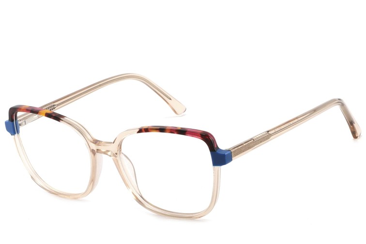 Gafas de acetato marrón mariposa #BS2425-0723