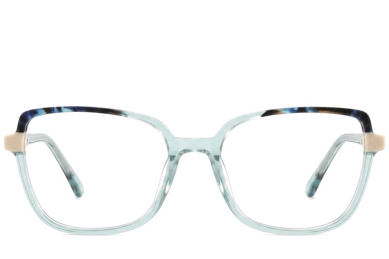Lunettes en acétate vert papillon #BS2425-0724