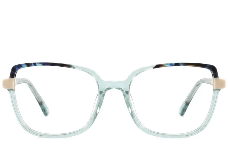Lunettes en acétate vert papillon #BS2425-0724