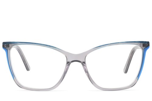 Lunettes en acétate gris papillon #BS2425-0725