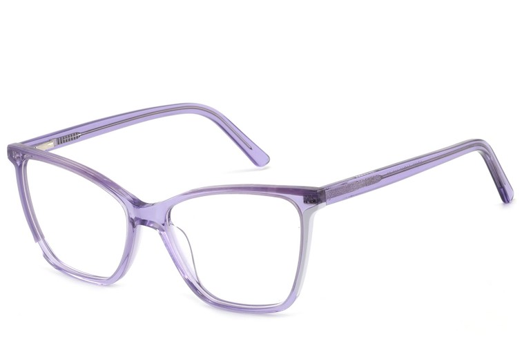 Gafas de acetato moradas con forma de mariposa n.° BS2425-0727