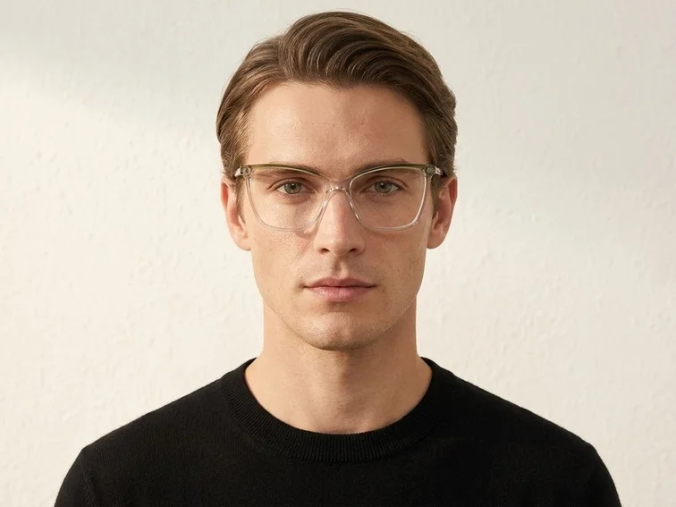 Gafas de acetato gris mariposa #BS2425-0728