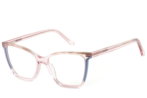 Lunettes en acétate rose papillon #BS2425-0730