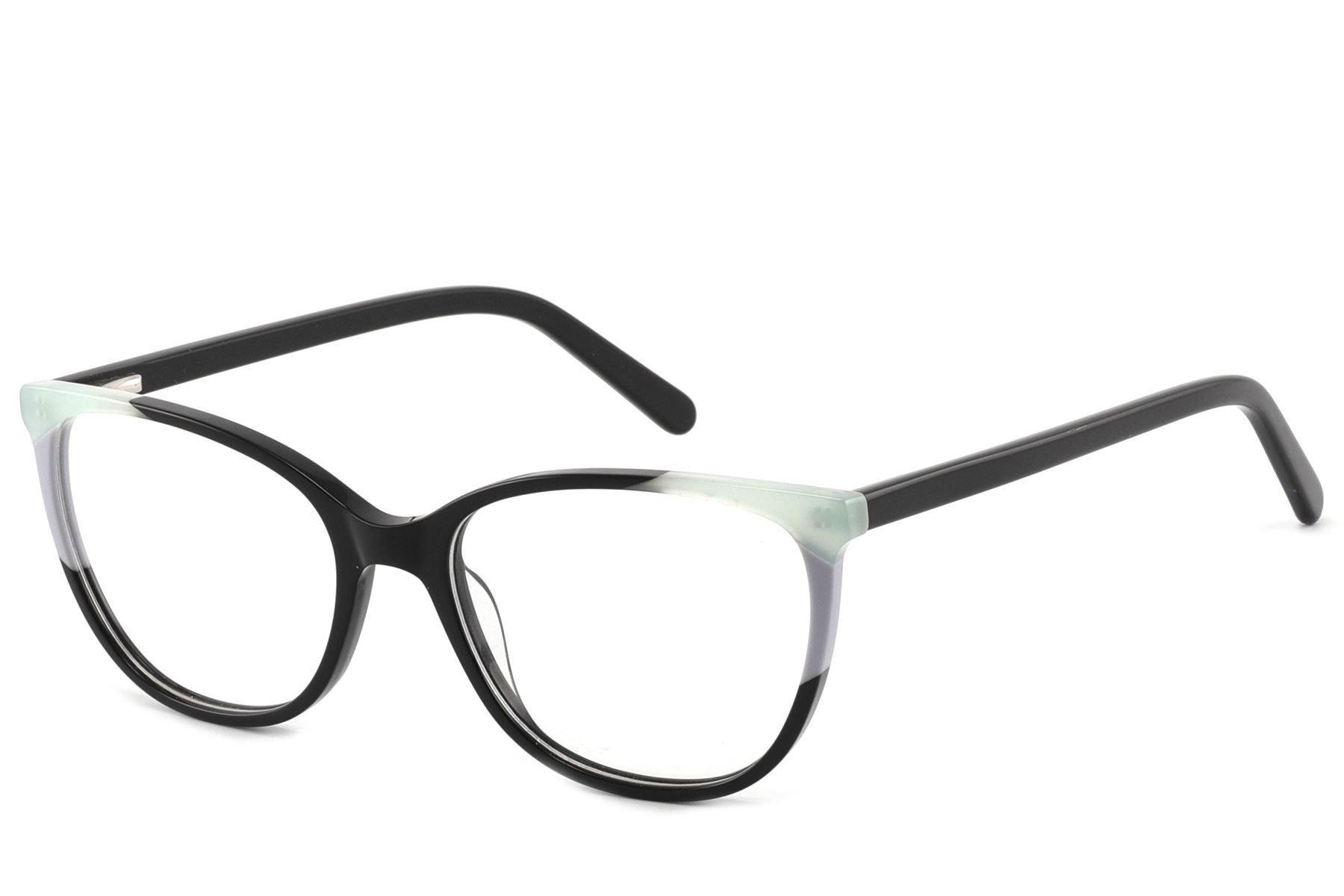 Butterfly Black Acetate Glasses #BS2425-0731