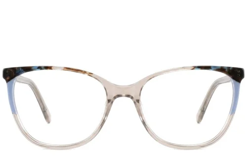 Lunettes papillon en acétate brun #BS2425-0734