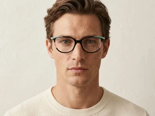 Lunettes papillon en acétate noir #BS2425-0737