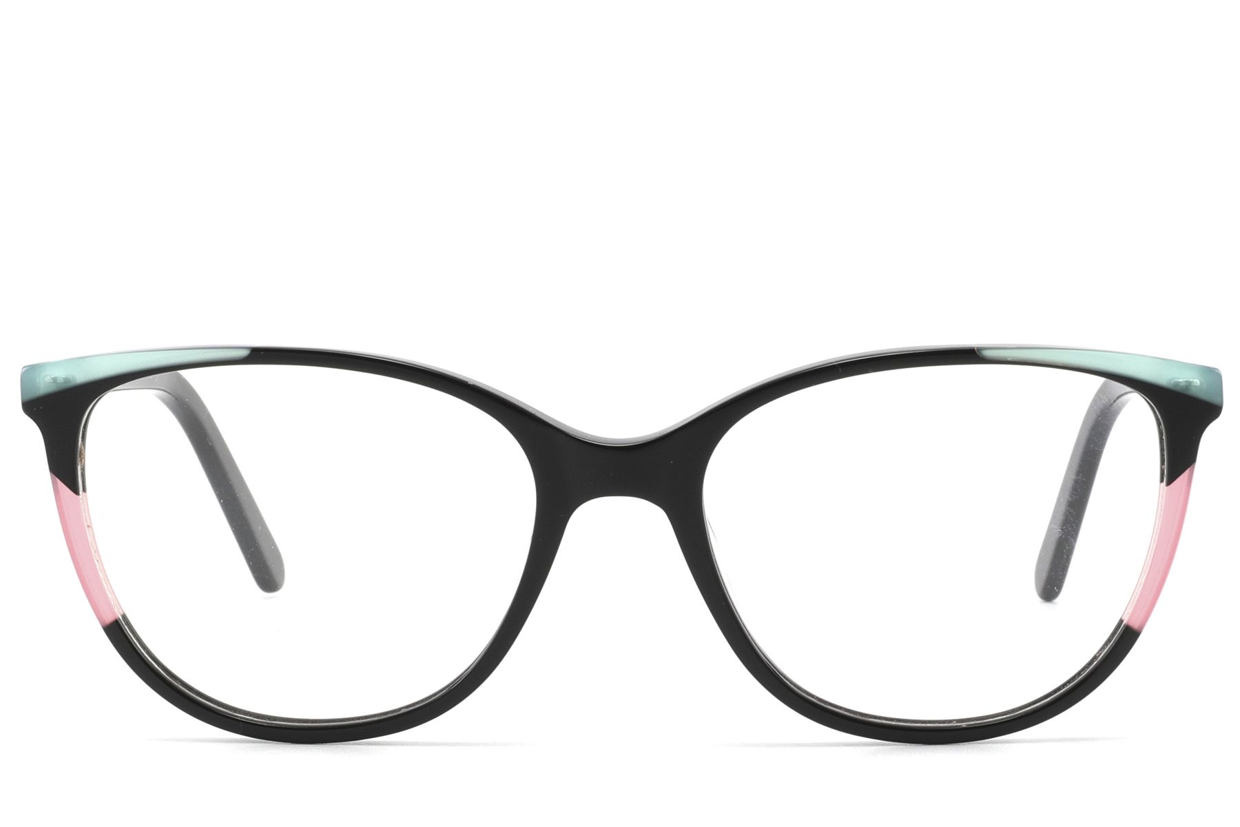 Butterfly Black Acetate Glasses #BS2425-0737