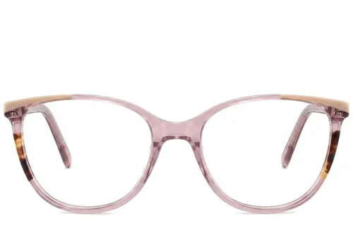 Lunettes en acétate rose papillon #BS2425-0738