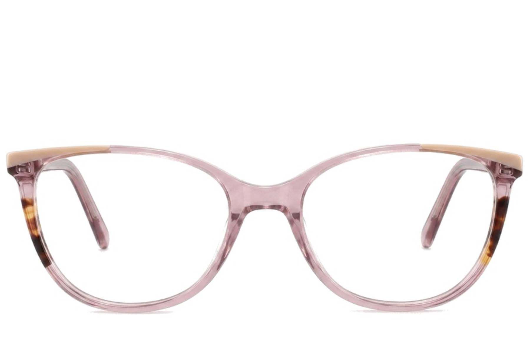 Occhiali in acetato rosa farfalla #BS2425-0738