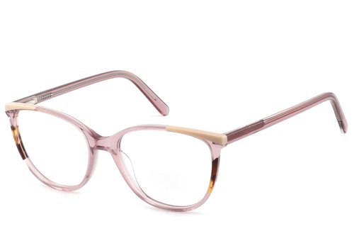 Lunettes en acétate rose papillon #BS2425-0738