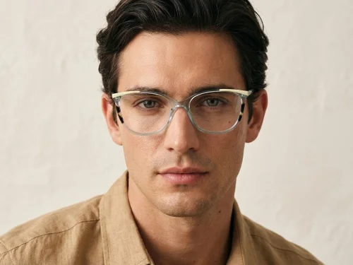 Lunettes en acétate vert papillon #BS2425-0739