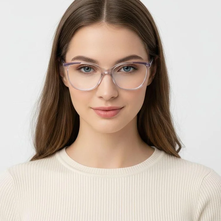 Butterfly Transparent Acetate Glasses #BS2425-0742