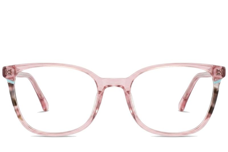 Occhiali in acetato rosa farfalla #BS2425-0744