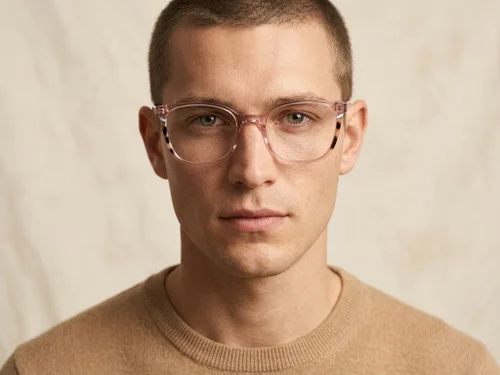 Lunettes en acétate rose papillon #BS2425-0744