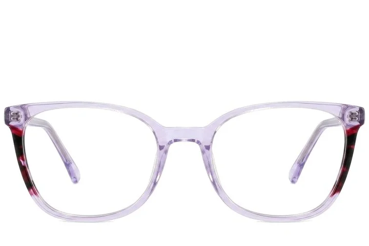 Gafas de acetato moradas con forma de mariposa n.° BS2425-0745