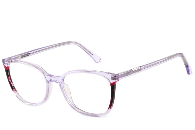 Gafas de acetato moradas con forma de mariposa n.° BS2425-0745