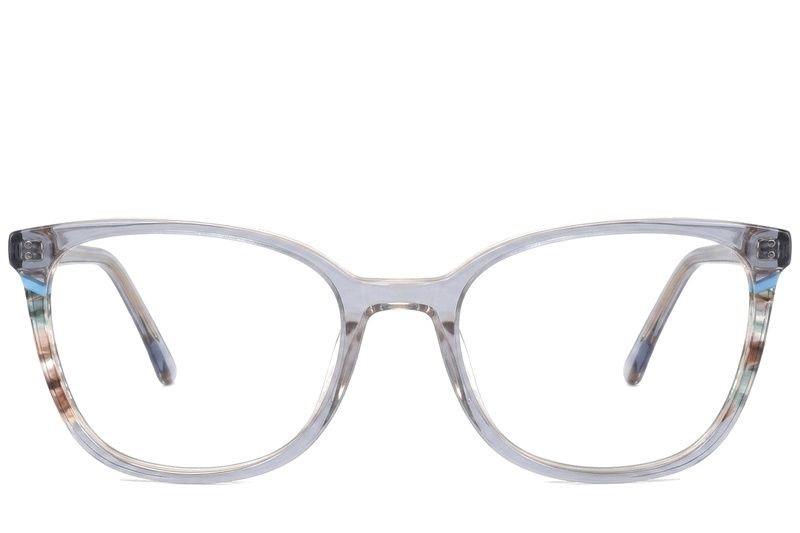 Schmetterlingsblaue Acetatgläser #BS2425-0746