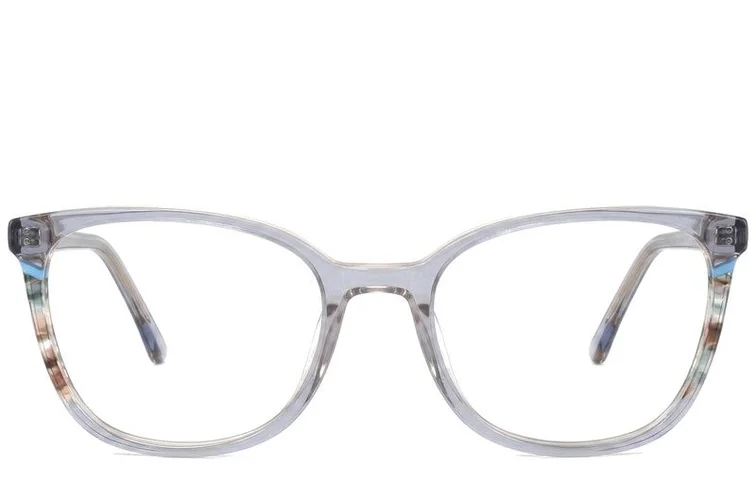 Schmetterlingsblaue Acetatgläser #BS2425-0746