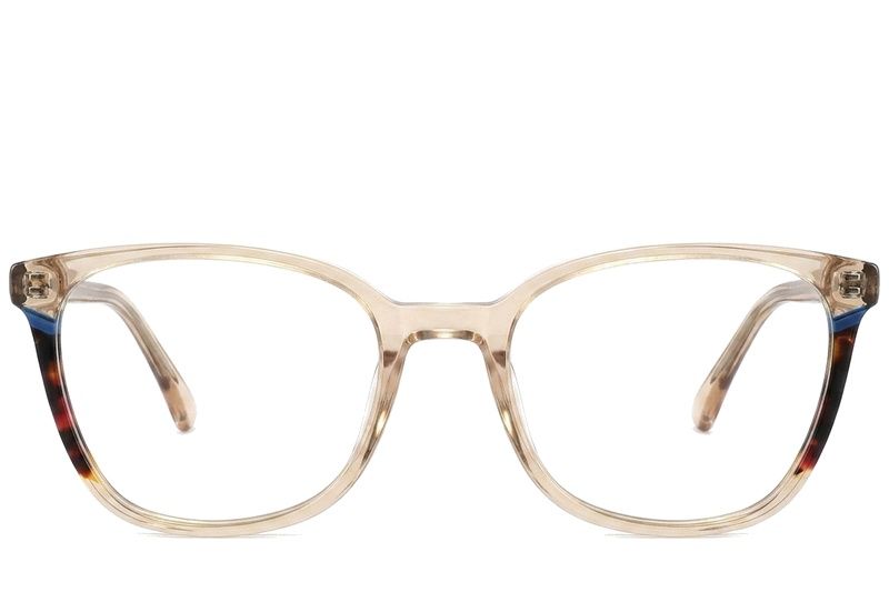 Occhiali in acetato marrone farfalla #BS2425-0747