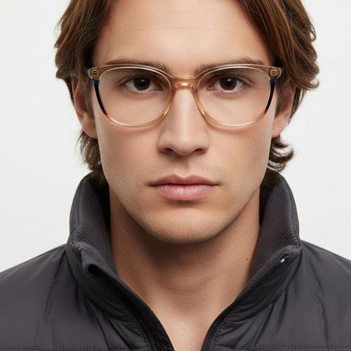 Lunettes papillon en acétate brun #BS2425-0747
