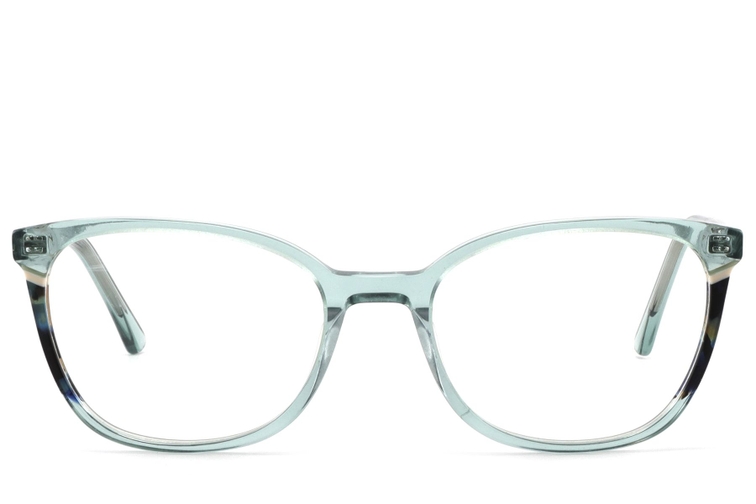 Butterfly Green Acetate Glasses #BS2425-0748