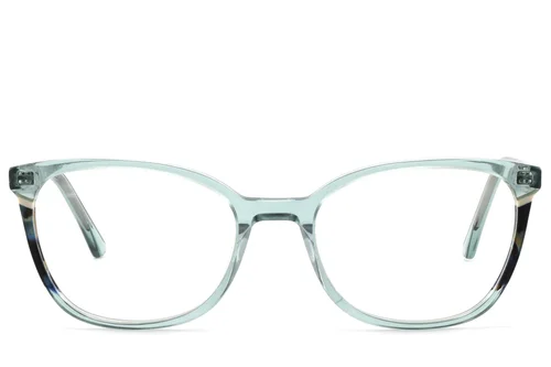 Lunettes en acétate vert papillon #BS2425-0748