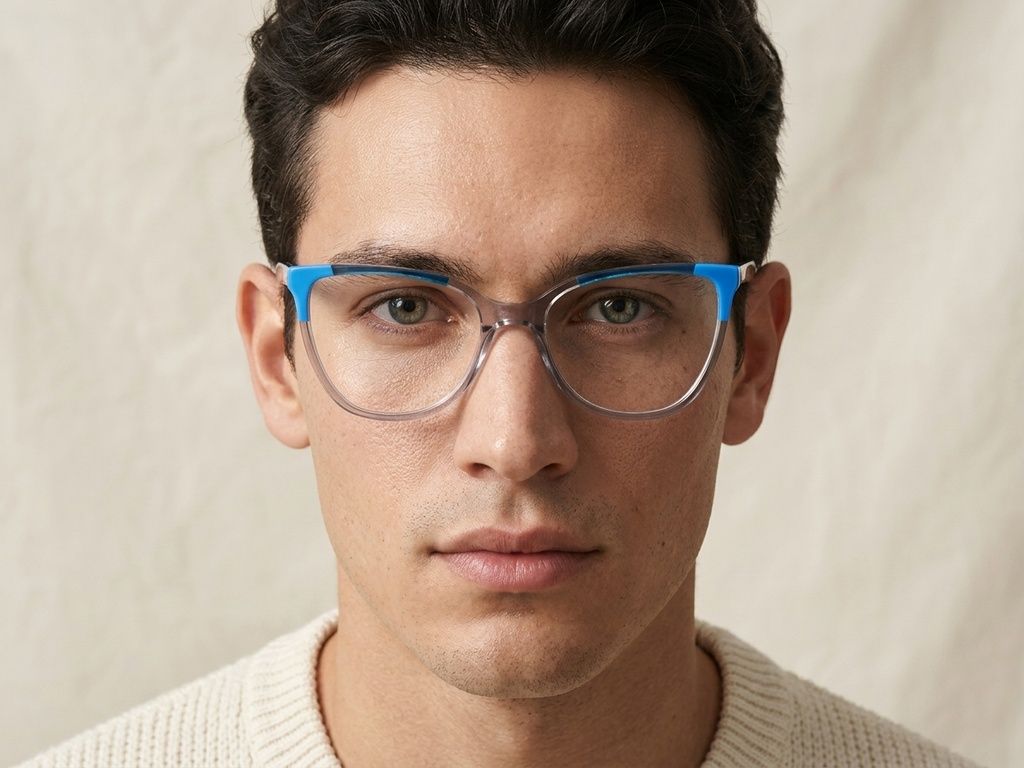 Gafas de acetato gris mariposa #BS2425-0749