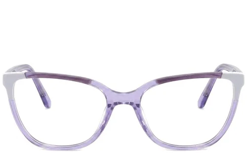 Lunettes papillon en acétate violet #BS2425-0751