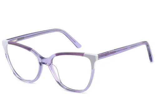 Lunettes papillon en acétate violet #BS2425-0751