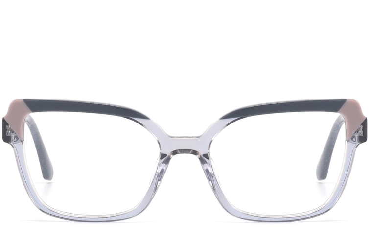 Butterfly Gray Acetate Glasses #BS2425-0752