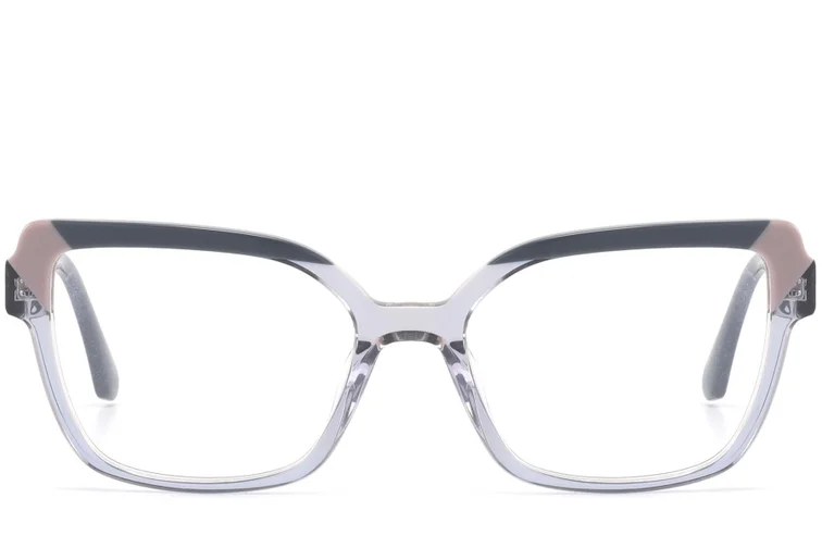 Butterfly Gray Acetate Glasses #BS2425-0752